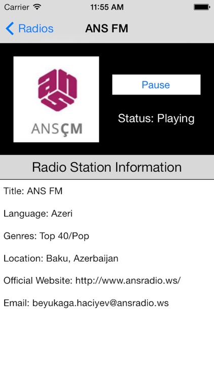 Azerbaijan Radio Live Player (Azərbaycan radio) screenshot-4