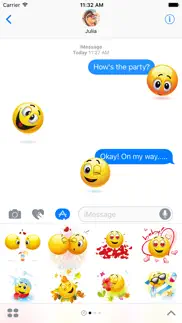 emoji stickers pack for imessage iPhone Captures Décran 1