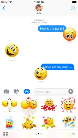 Game screenshot Emoji Stickers Pack for iMessage mod apk