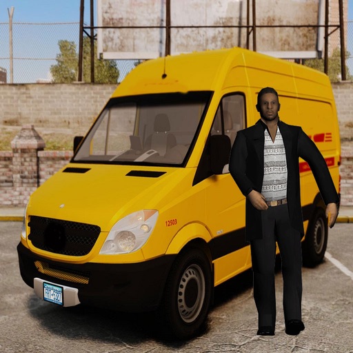 Los Andreas Delivery City Car Driving 3D icon