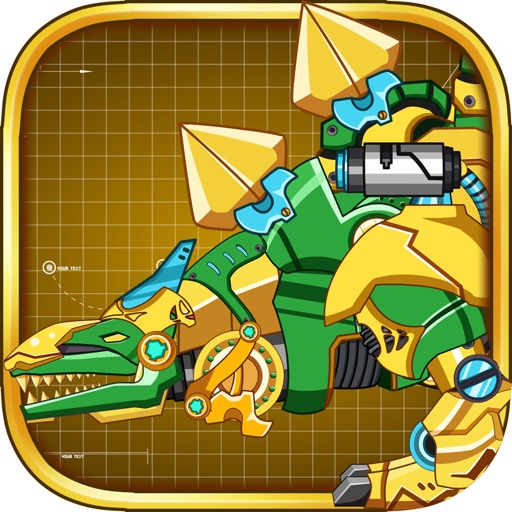 Steel Dino Toy: Mechanic Stegosaurus-2 player game icon