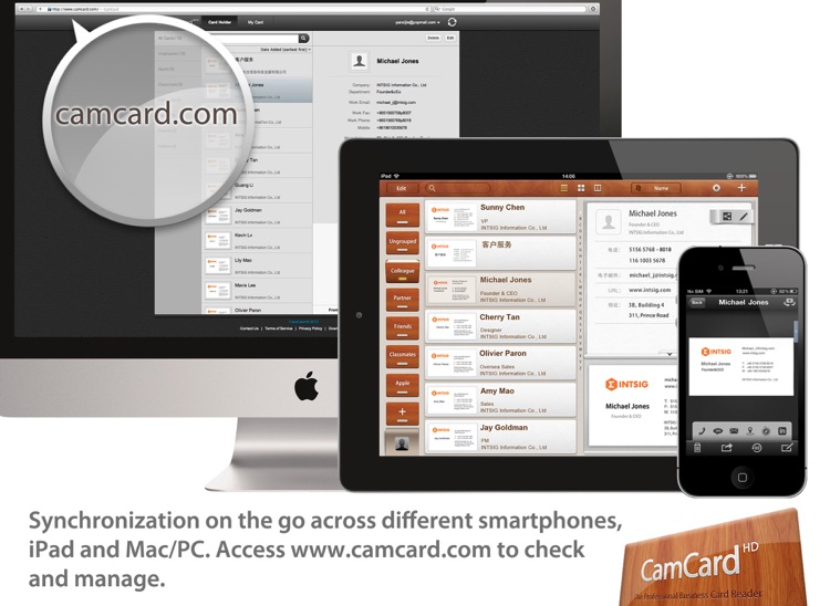 CamCard HD -business card scanner & reader screenshot-3