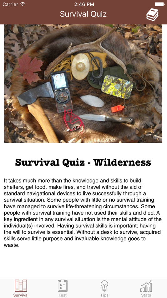 Survival Quiz - Wilderness Guide - 1.0 - (iOS)