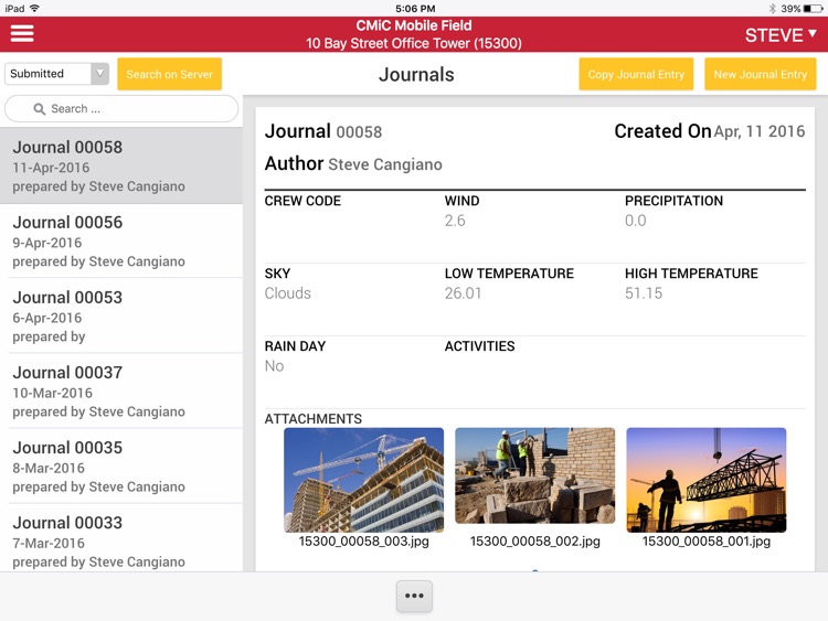 CMiC Mobile Field