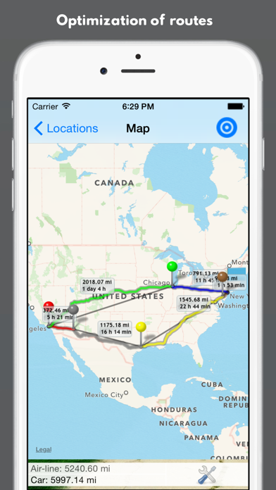 Best Route Optimizer Pro - Planning multiple stops Screenshot 1