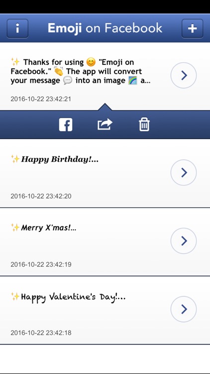 Emoji on Facebook