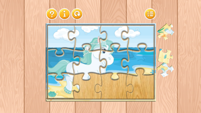 My Pony Princess Jigsaw Puzzles Games For Kids iPhone screenshot