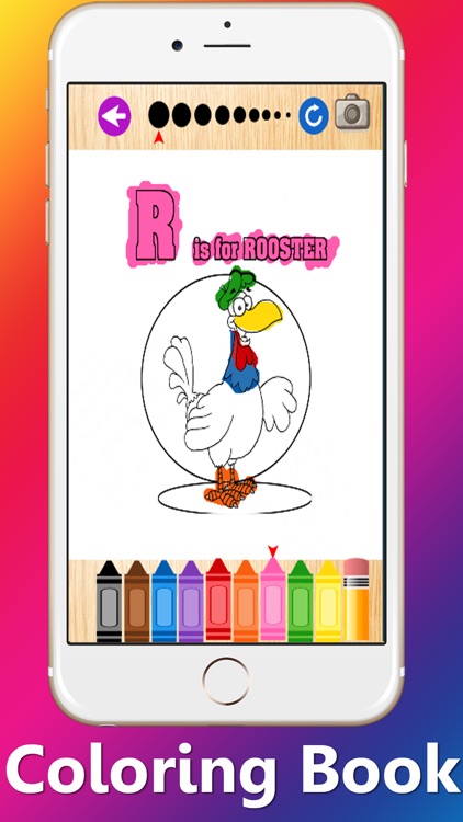ABC Animals Coloring Pages Learning Tools for Kids screenshot-4