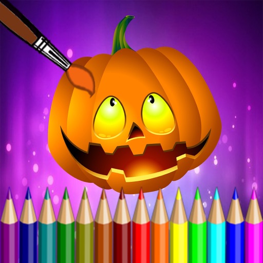 Halloween Coloring Pages for kids - Spooky Styles iOS App