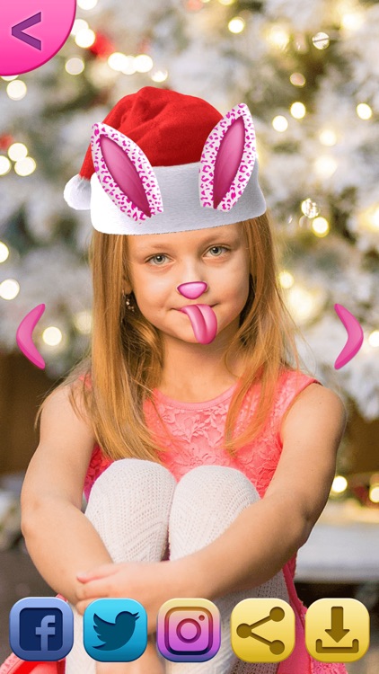 Christmas Snap Photo Stickers: New Year Effects