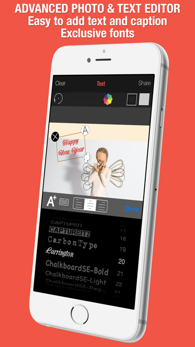 XmasPicFrames – Christmas & New Year Photo Frames iPhone screenshot 5 - Photo & Video app