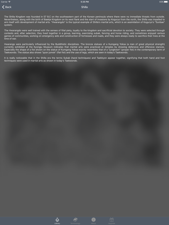 Taekwondo Bible - Poomsae and Terminology iPad screenshot 5 - Sports app