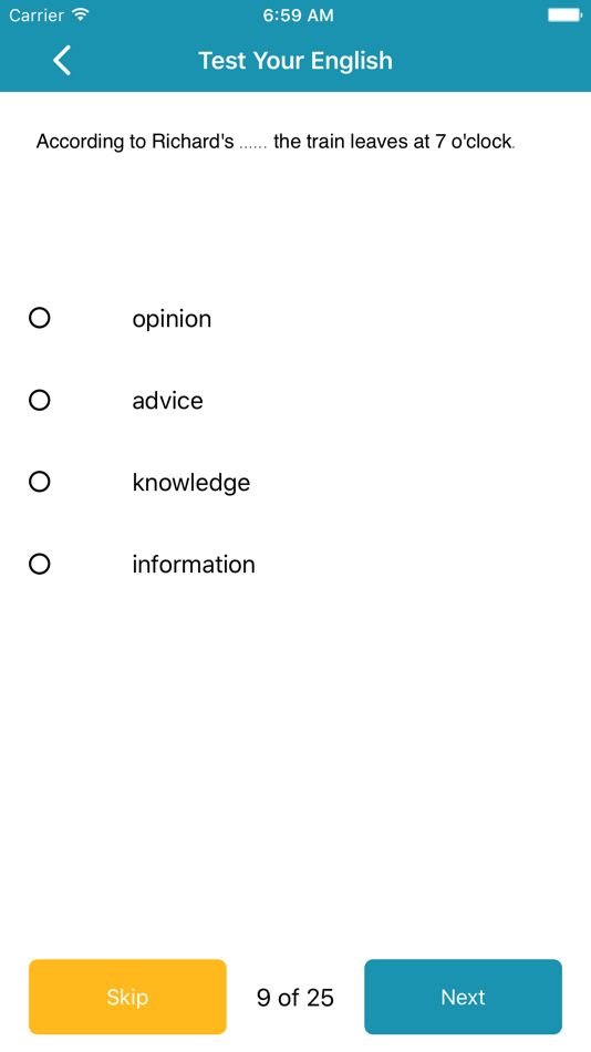 #5. Test Your English. (iOS) 由: Nasreen Zulfiqar