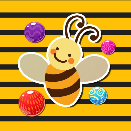 Happy Bee Shooter Honey Bubble Brilliant Game icon