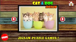 Game screenshot Cats And Dogs Jigsaw Puzzles Pet Games For Kids apk