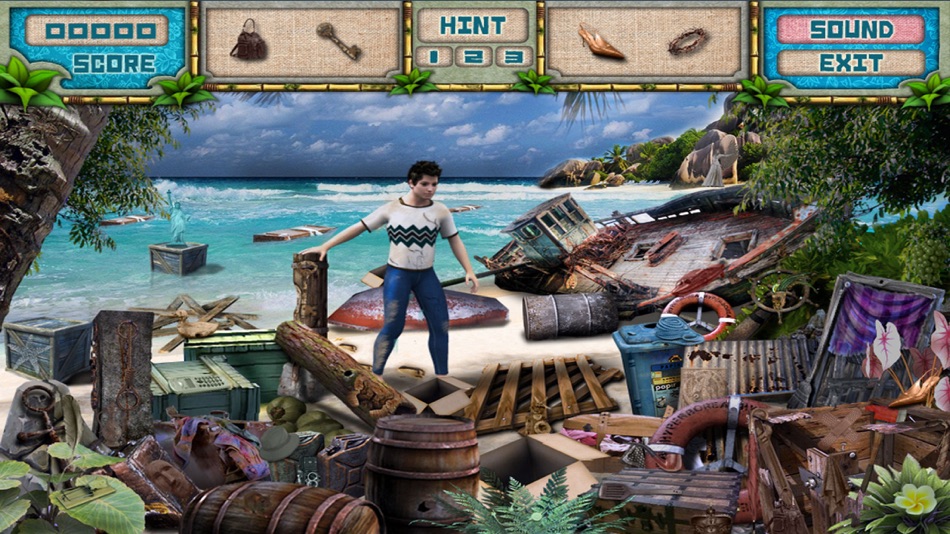 #1. Shipwrecked Hidden Object Game (iOS) By: Big Leap Studios