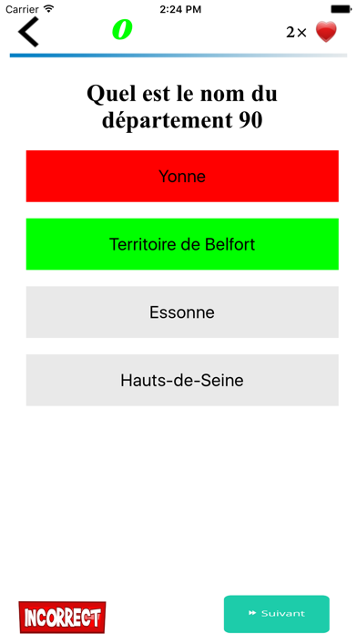 How to cancel & delete Quizz France: Départements from iphone & ipad 1