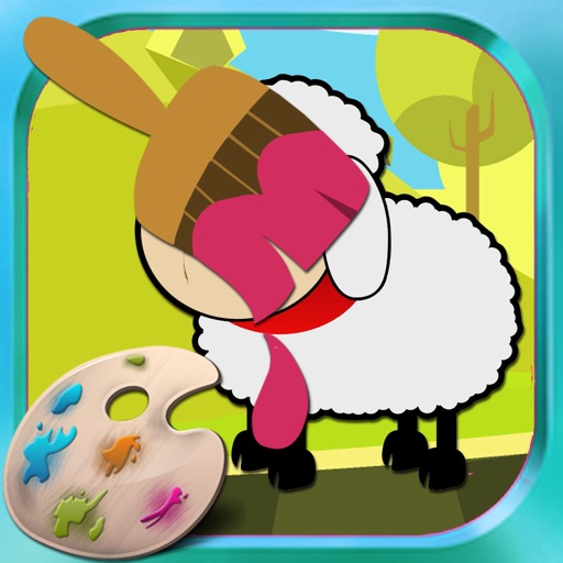 Paint Games Farm Animals Version iOS App