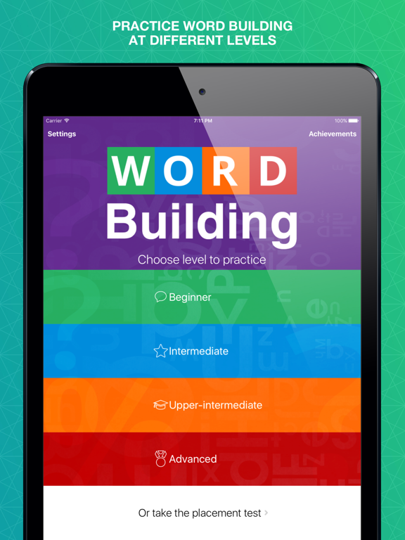 Screenshot #4 pour Wordbuilding Practice
