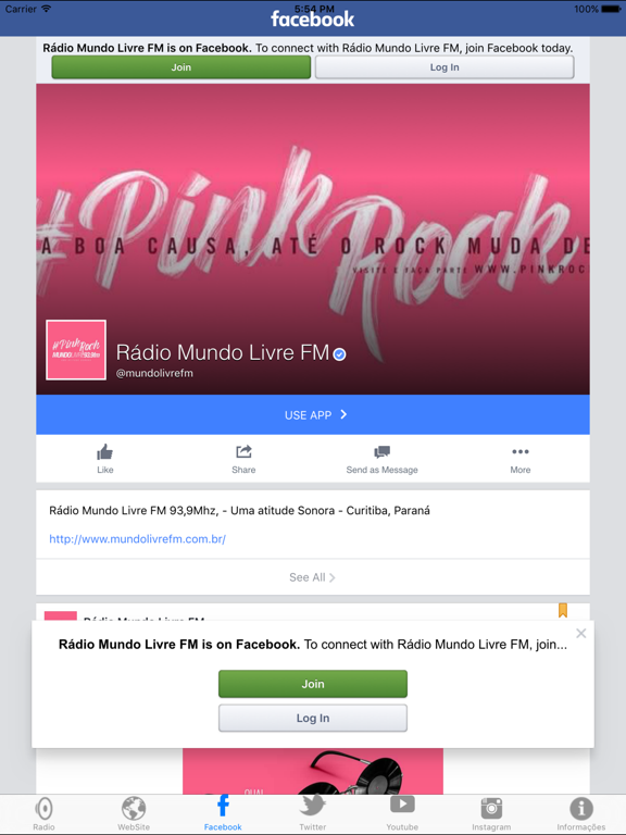Screenshot #6 pour Mundo Livre FM Curitiba