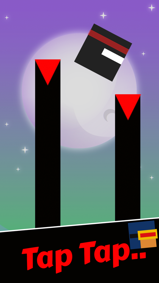 #2. Mr Cube Ninja Dashed Jumps - Jumping on Pillar Games (iOS) 由: Pisit Aussawasuriyawong