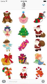 merry christmas – santa stickers for imessage iphone screenshot 3