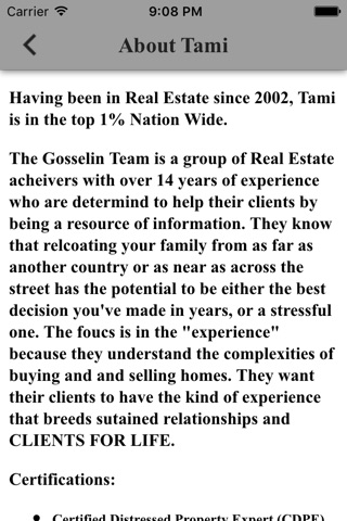 Tami Gosselin Real Estate screenshot 3