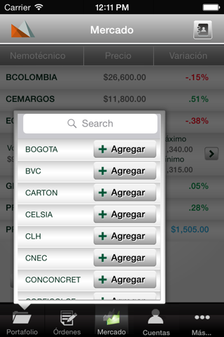 Credicorp Capital Colombia E-trading screenshot 3