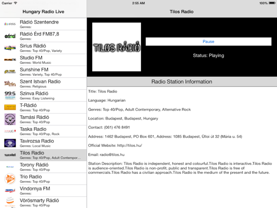 Screenshot #6 pour Hungary Radio Live Player (Magyarország rádió)