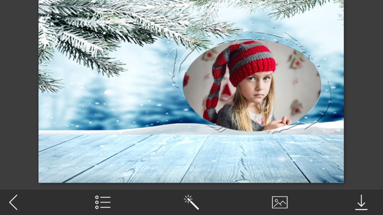 Holiday Xmas Frame - insta frames for photo