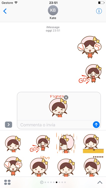 Little Girl - Animated Stickers And Emoticons