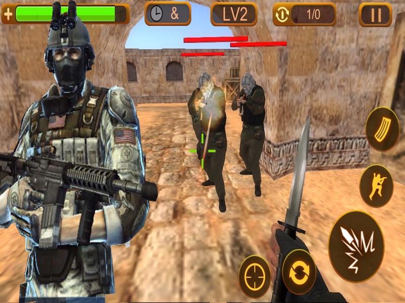 Crítico Strike Sniper - Gun Shoot 3D screenshot 5