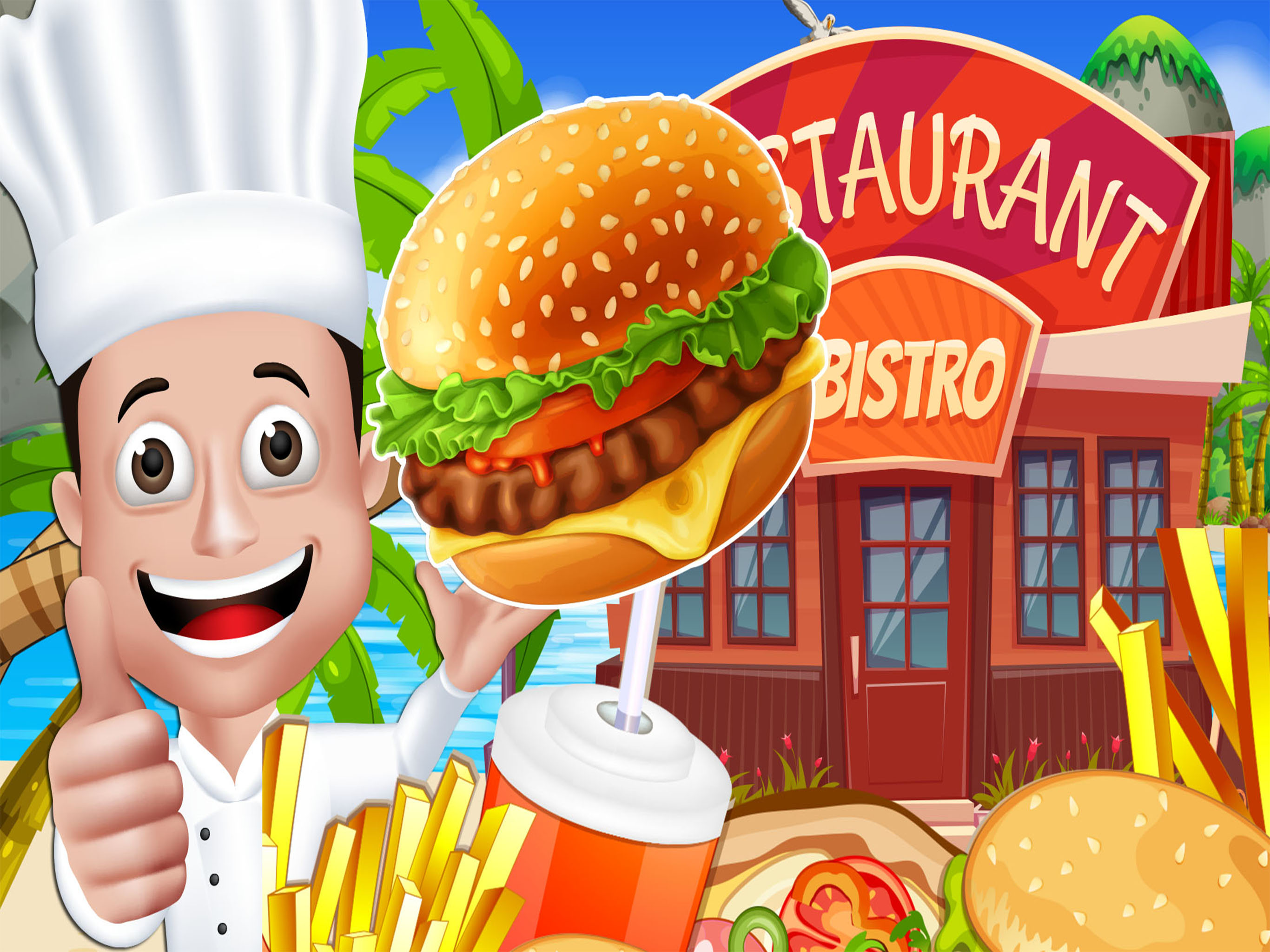 Cooking Chef Rescue Kitchen Master - Restaurant Management Fever for boys and girls simulation Games .