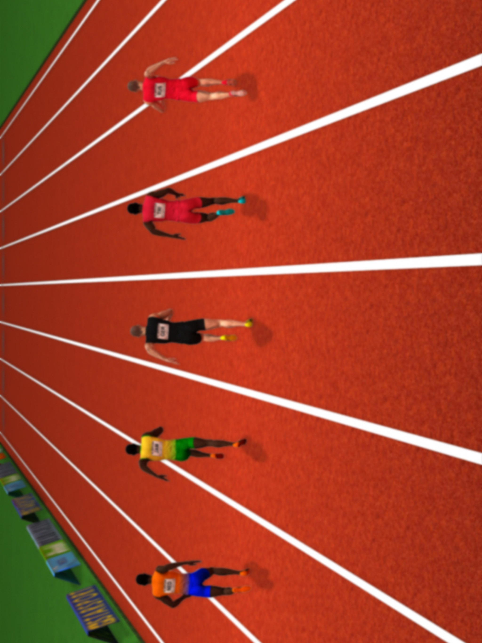100 Metres Race Running