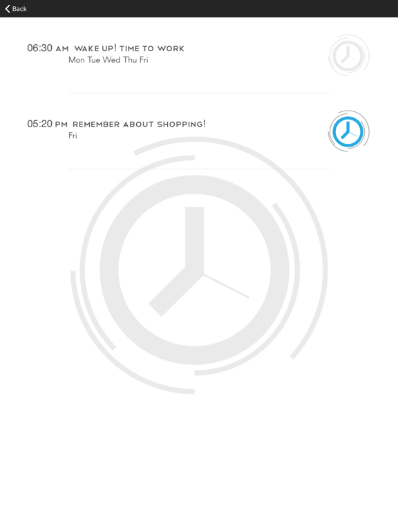 The Best Alarm Clock iPad screenshot