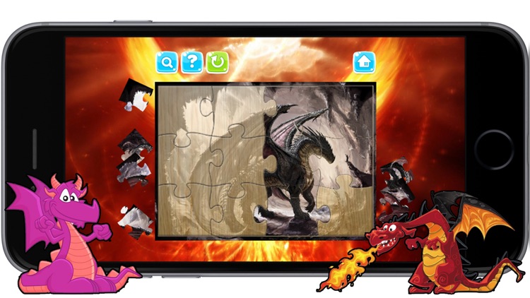 Dragon Jigsaw Puzzles Games for Kids and Toddlers