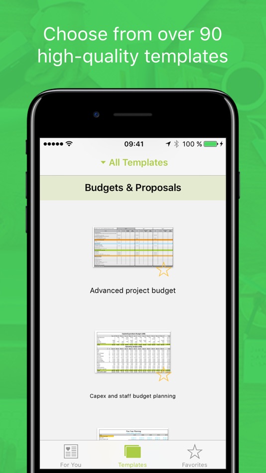 Templates for Excel Pro - 4.0 - (iOS)