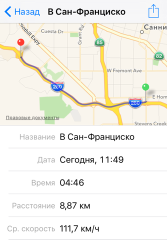 Скриншот из Minimalist GPS Tracker