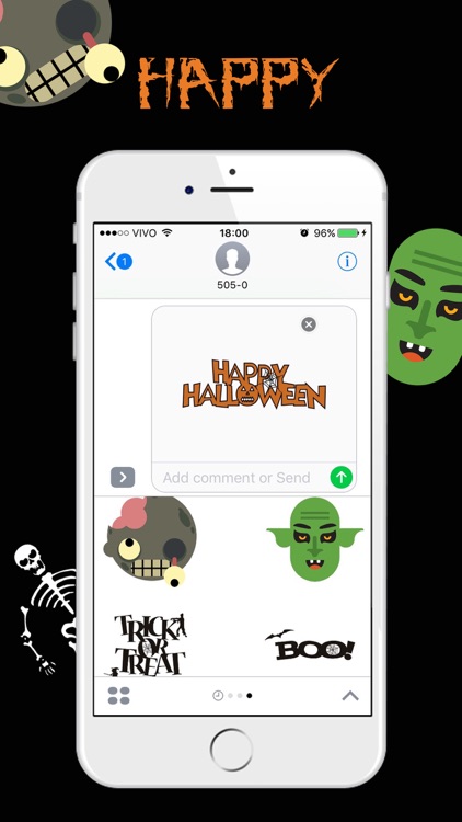 Halloween Stickers. For iMessage