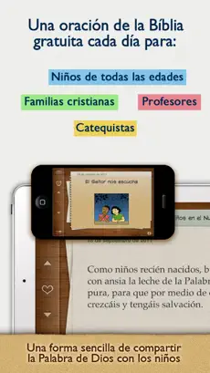 Screenshot 1 Oración Diaria de la Biblia de los Niños y Familia iphone