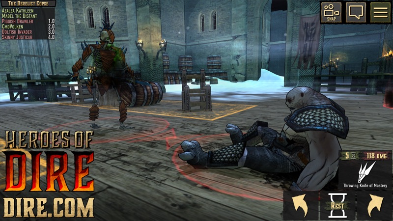 Heroes of Dire screenshot 1