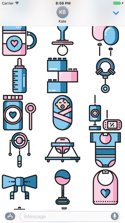 Baby Stickers - Small Child Like Emoji 4 Parents screenshot-4