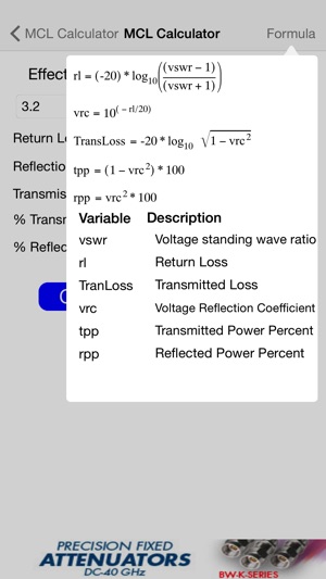 MCL Microwave/RF Calculator(圖2)-速報App