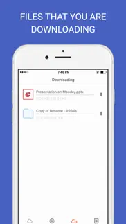file manager for documents stored on cloud drive iphone screenshot 3