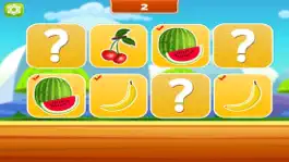 Game screenshot Matching Pairs Fruits-Flashcard Game For Toddlers hack