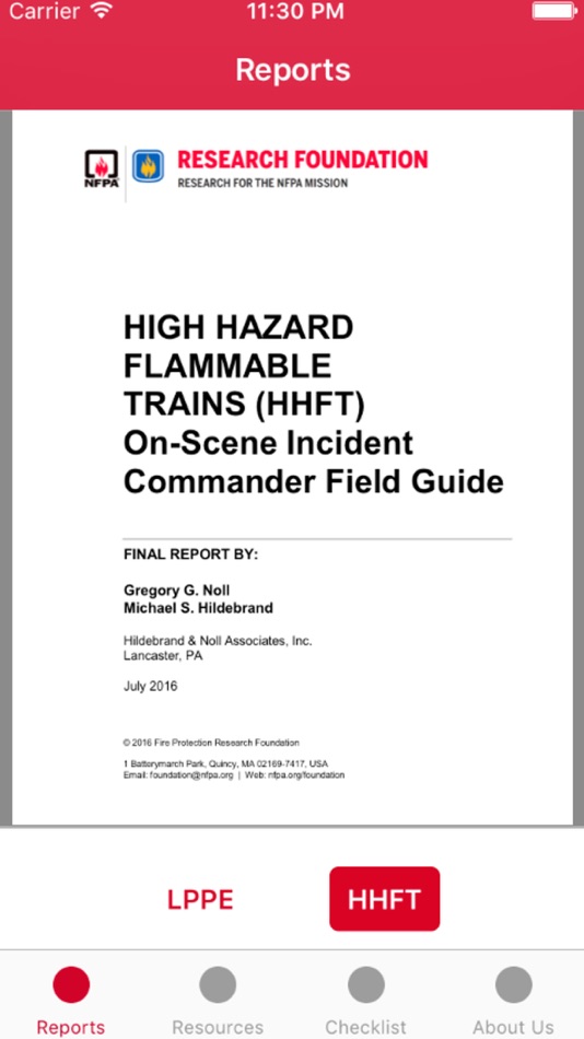 #2. HAZMAT FLIC (iOS) By: NFPA