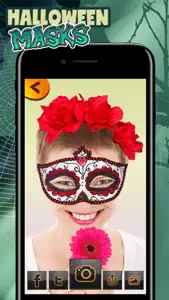 Halloween Masks and Costume.s Free Sticker Camera screenshot #5 for iPhone