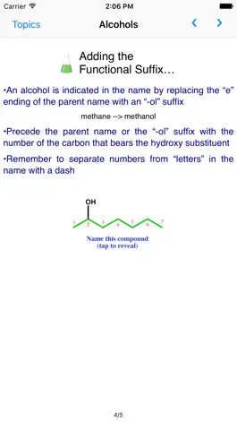 Game screenshot Learn Organic Chemistry Nomenclature 1 mod apk