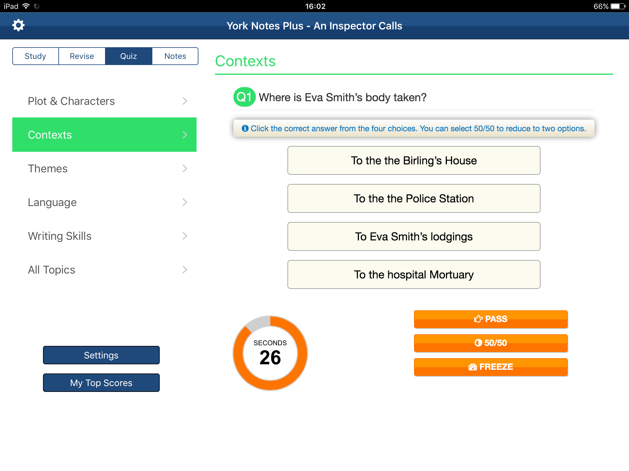 York Notes Study Guide for iPad screenshot 5