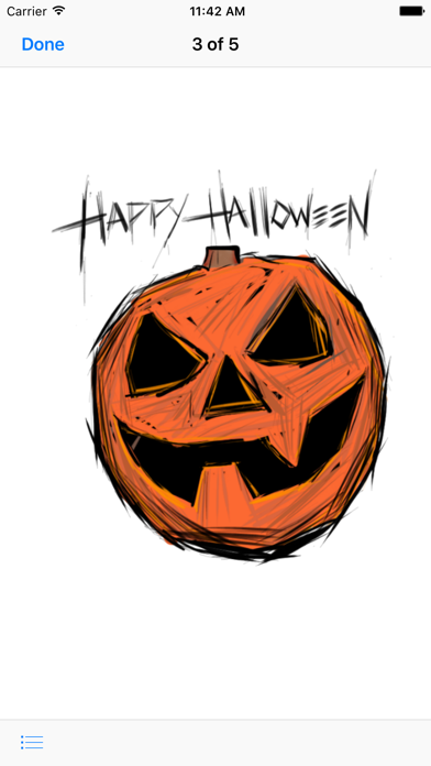 HallowsWeen iPhone screenshot 3 - Stickers app
